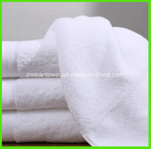 100% Cotton Plain White Terry Towel Bath Towel