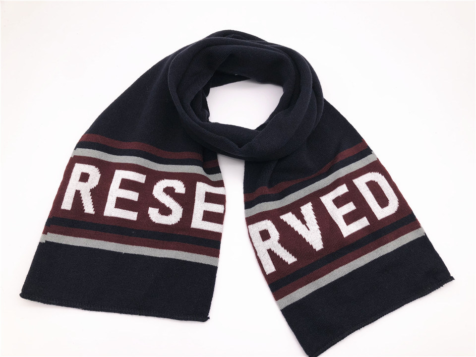 2018 New Kid Boy KnittingÂ  Acrylic Stripes Letters Children Scarf