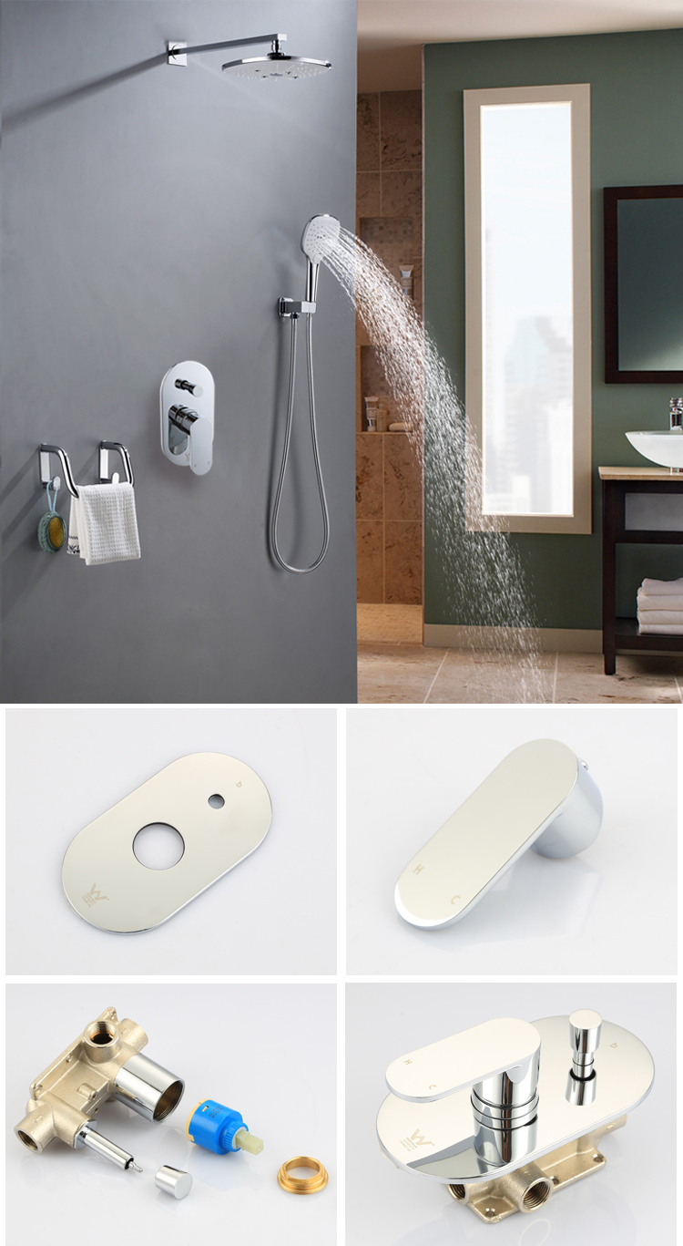 Watermark Modern Thermostatic and Pressure Balance Shower Faucet Bathroom Bath Tap Mixer