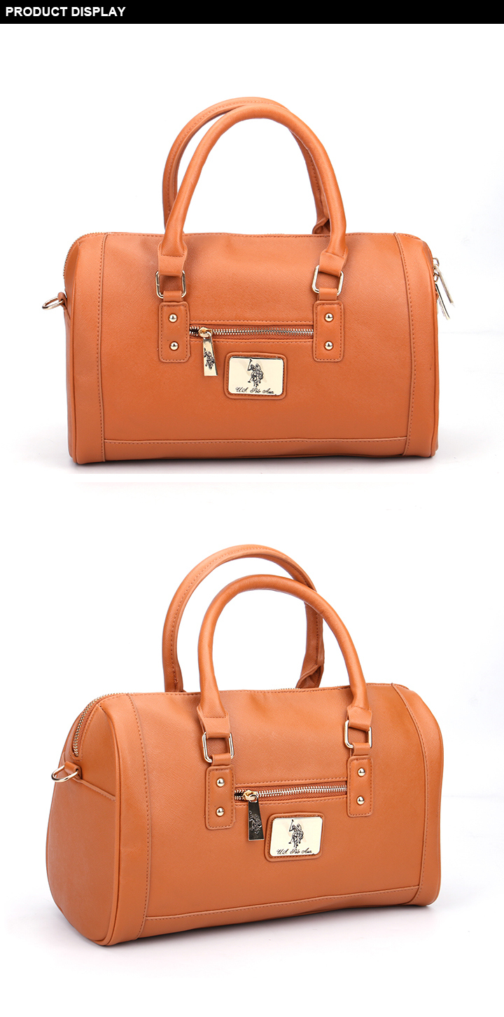 New Fashionable Waterproof Boston Bag with PU Leather for Travelling