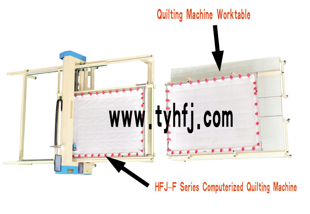 New Popular Single Head Mattress Comforter Computerized Quilting Sewing Machine (HFJ-26F-2)