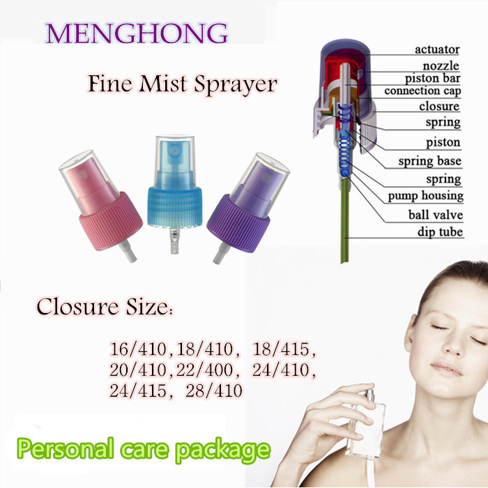 Customized Screw Perfume Sprayer Pump in 20/410