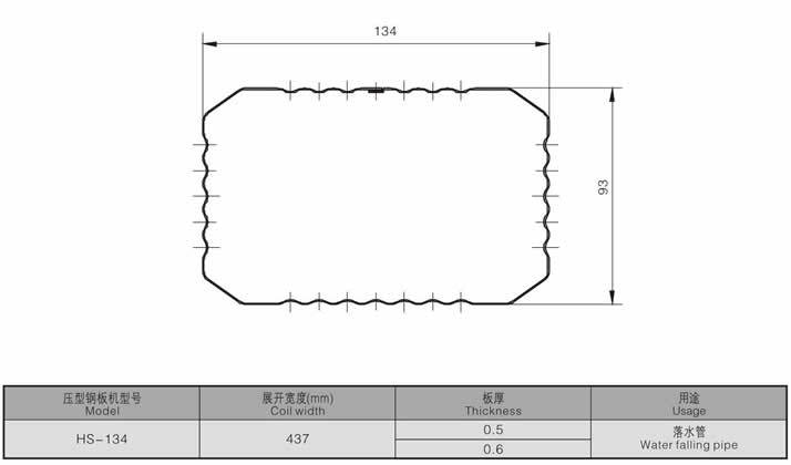 Downspout Pipe Roll Forming Machine