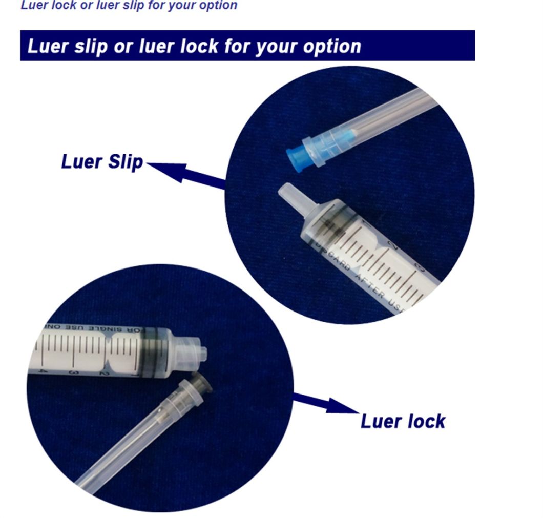 Тип наконечника Luer Slip/Luer Lock