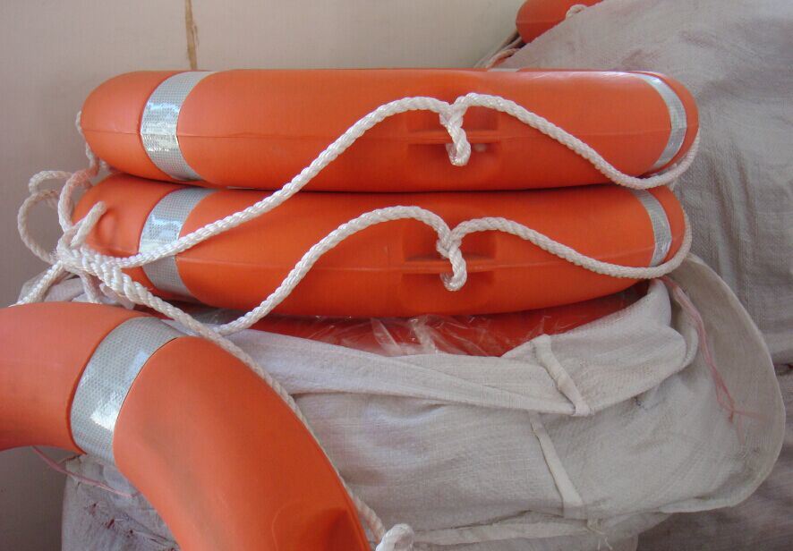 Solas Standard Polyethylene Foam Life Buoy Working Lifesaving for Ship