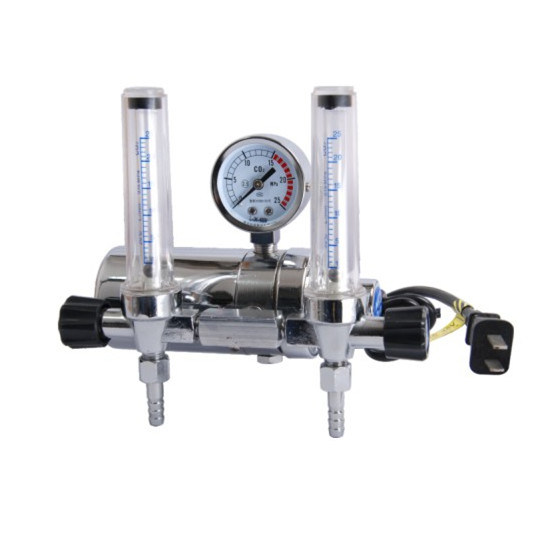 Double Flow Meter Electric CO2 Gas Regulator with High Quality