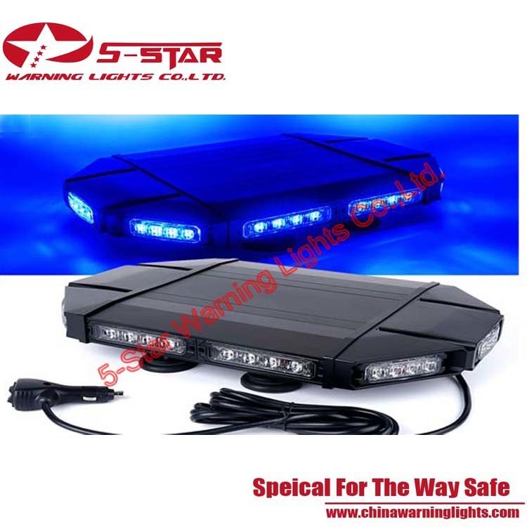 Round Caps LED Emergency Warning Light Bar