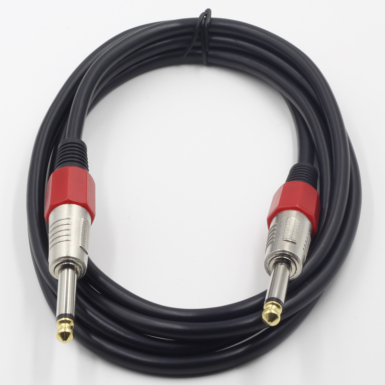 Colorful Assembly Guitar Speaker Cable 6.35mm Ts Male to Male