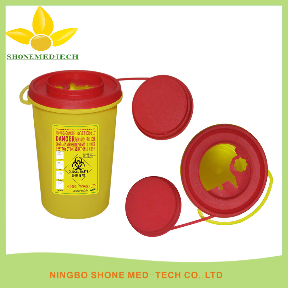 Medical Sharps Container for Hospital Waste