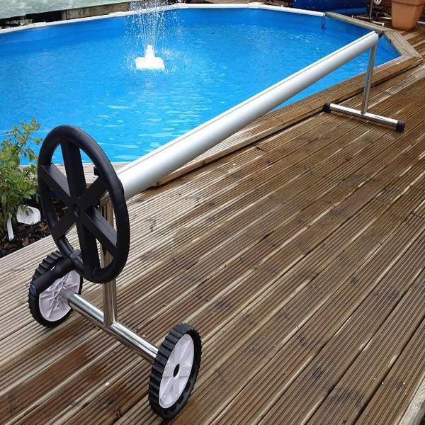 Outdoor Automatic PVC Swimming Pool Bubble Cover Roller
