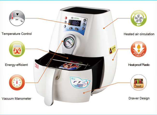 3D vacuum Heat Transfer Press Machine Special for Phone Case