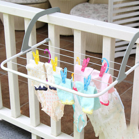 Portable Folding Towel Rack, Clothes Drying Rack