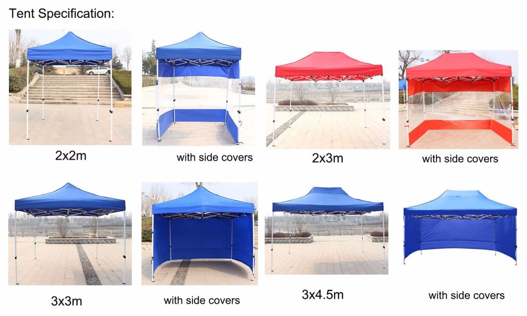 40mm Aluminum Gazebo Popup Branded Marquee Advertising Promotion Folding Tent