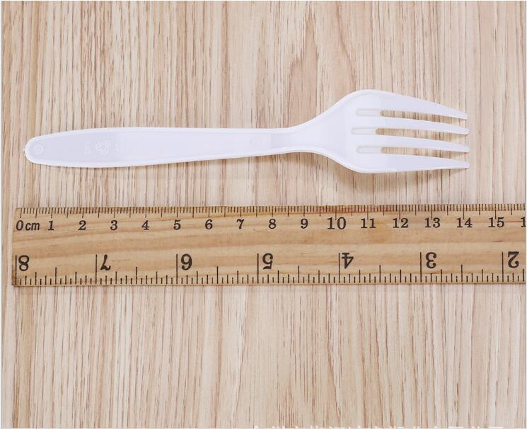 Eco-Friendly Corn Starch Disposable Plastic Fork for Bread Dinner