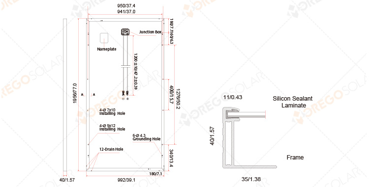 Trina PV Solar Product 315W-325W for Solar Panel System