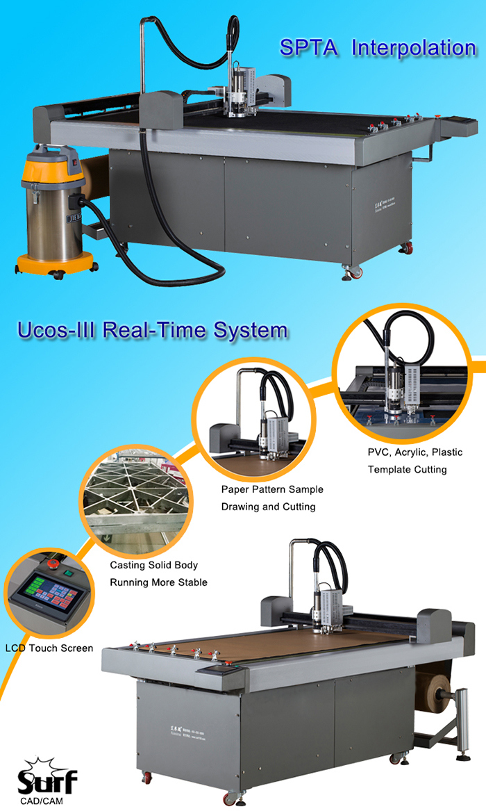 Paper Printing CNC Template Plastic Cutting Machine for Sample Making