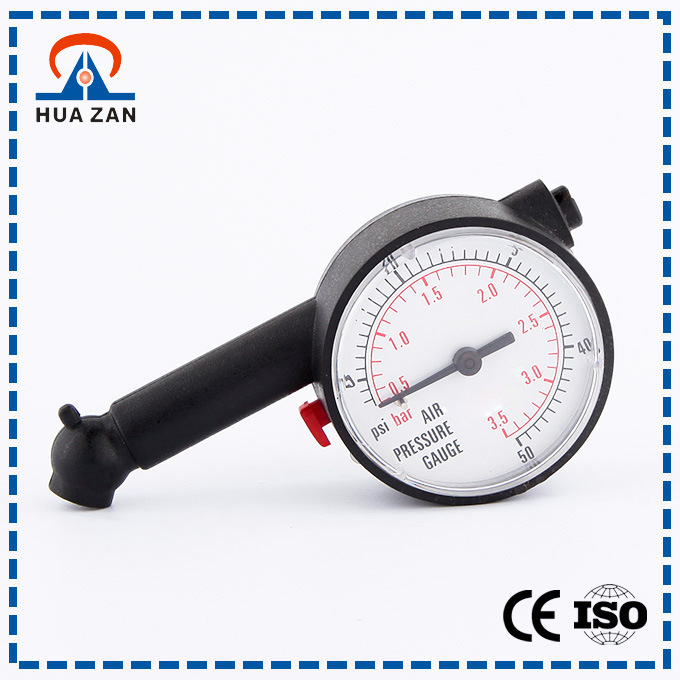 Gear-Style Rubber Boot Tyre Manometer Low Pressure Tire Gauge