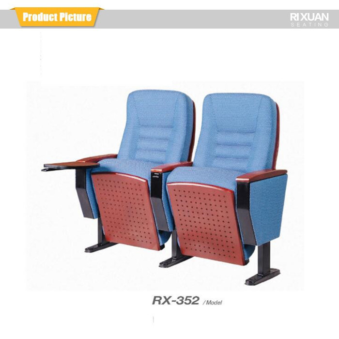 Meeting Room Auditorium Chair with Solid Wood Armrest (RX-352)