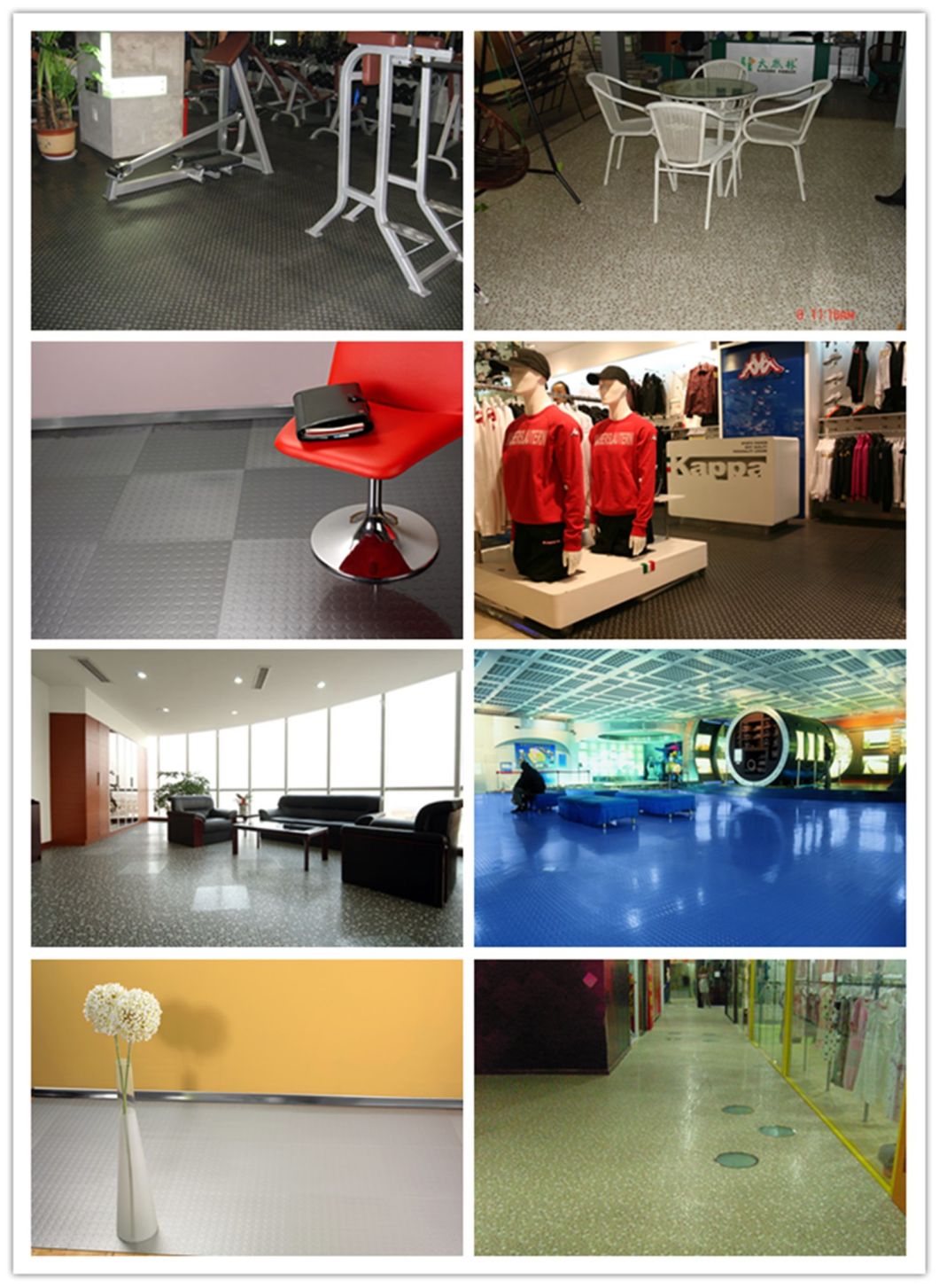 Anti-Static PVC Floor Used in Office/Residential/Commercial