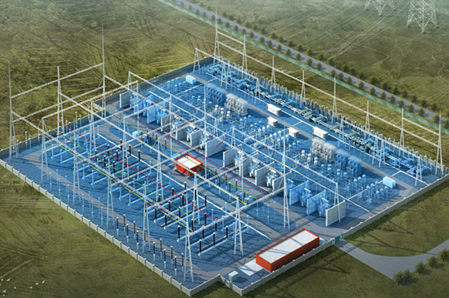 Power Transmission and Distribution Substaion Structure