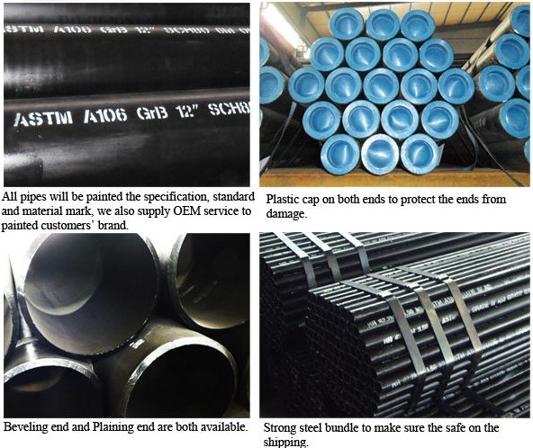 API /TUV X70 Approved Carbon Round Steel Pipe and Tube.