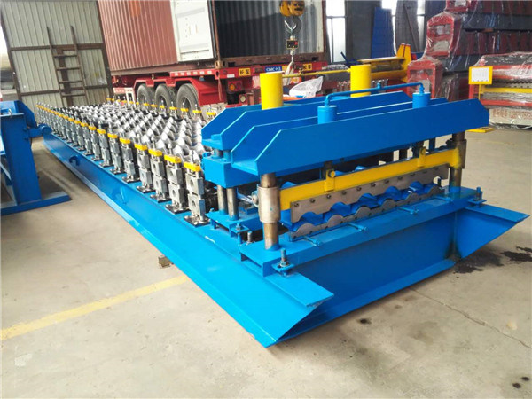 Aluminium Metal Sheet Roof Glazed Tile Panel Roll Forming Machine