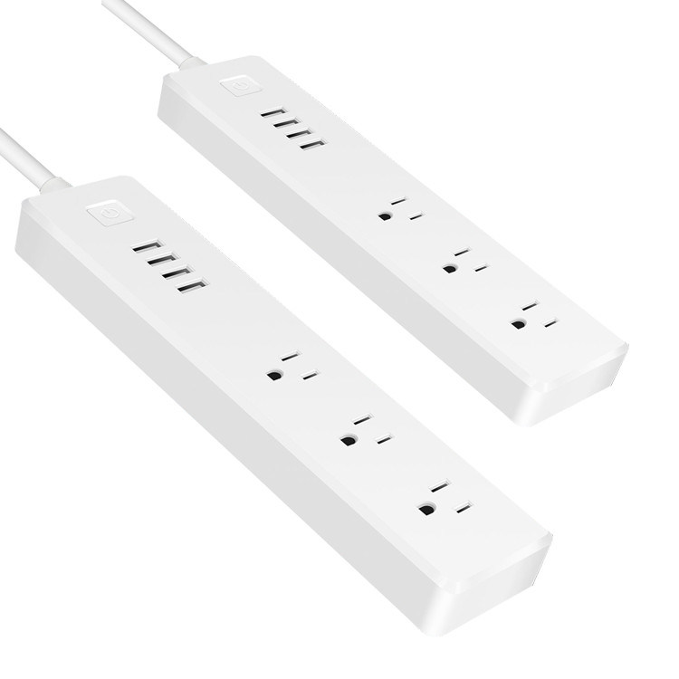 WiFi Smart Power Strip Surge Protector Plus 3 Outlet 4 USB Ports Charging