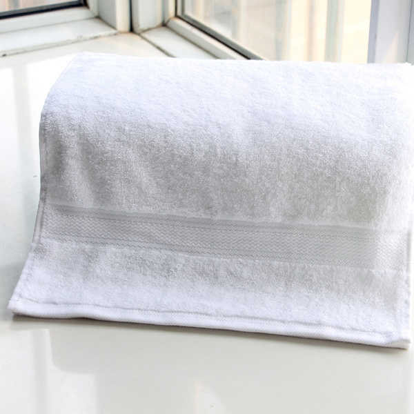 100% Cotton Hand Towel White Hotel Face Towel