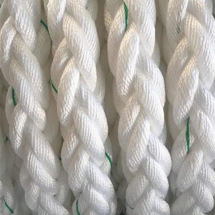 8 Strand Polypropylene Polyester Mixed Mooring Rope