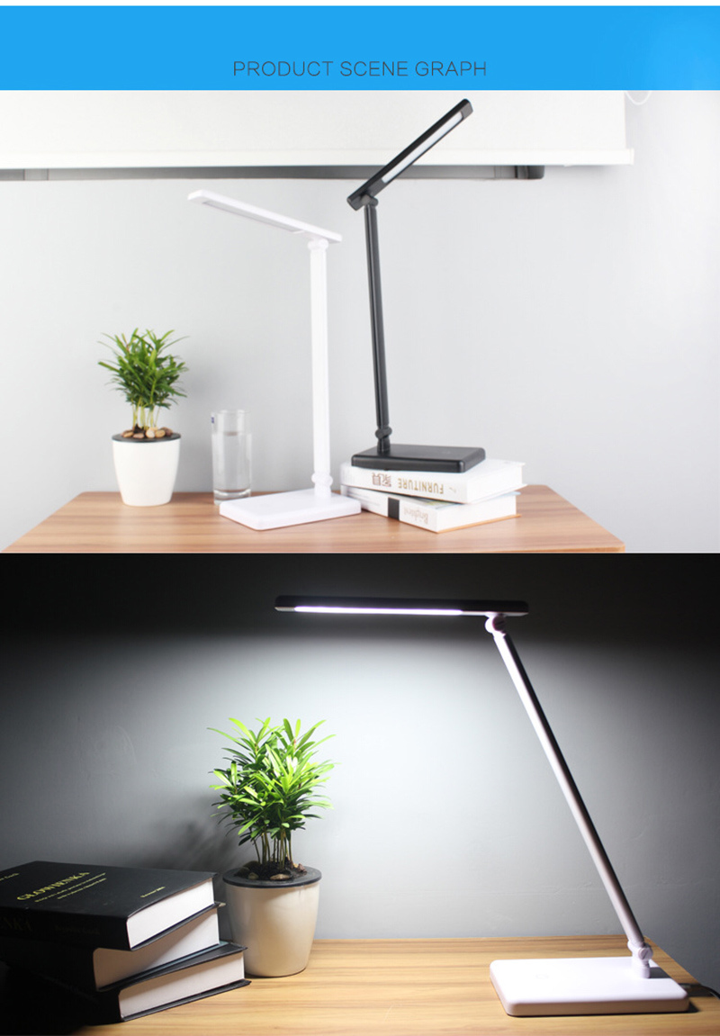 LED Table Light LED Desk Lights Dimmable Modern LED Table Lamp with Touch Switch LED Desk Lamp LED Reading Light LED Book Lamp