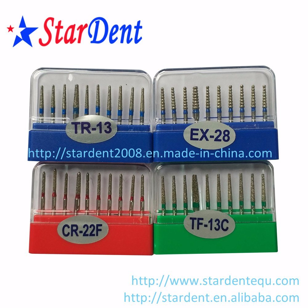 New Hospital Diamond Burs (10PCS/packing) of Dental Equipment