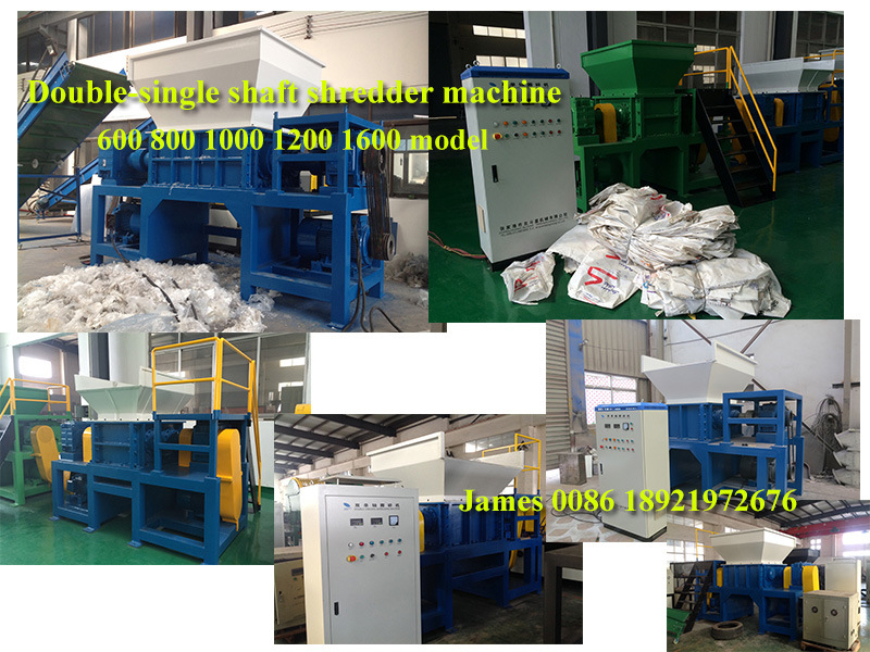 Plastic Barrel Shredder and Crusher Two in One Machine