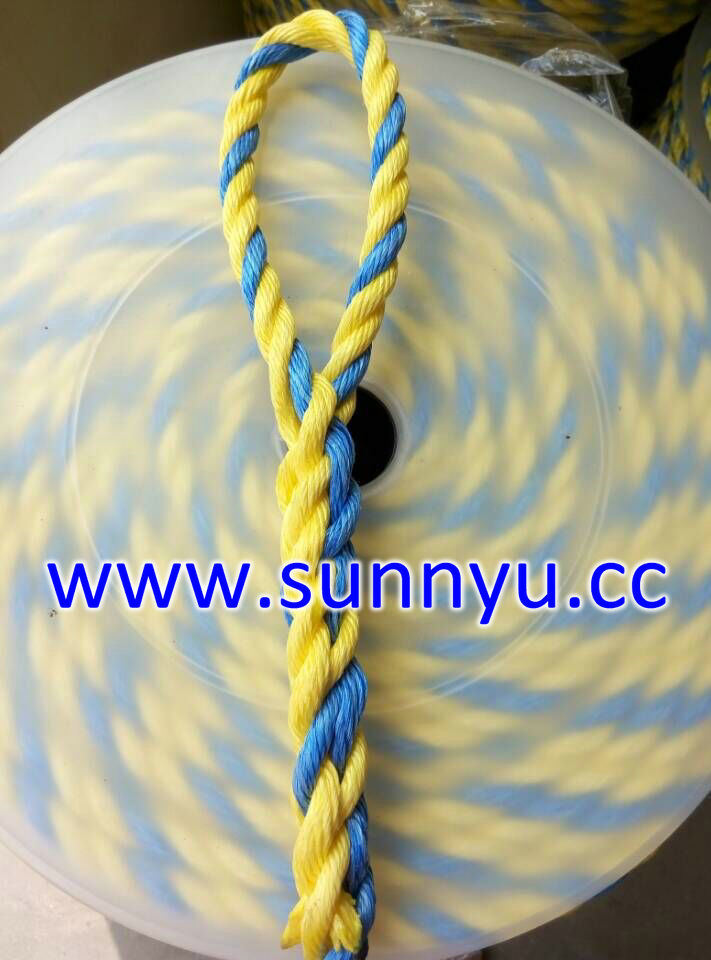 Nylon Rope with Knot, Know Rope, Double Braided Rope, Marine Rope, Anchor Rope