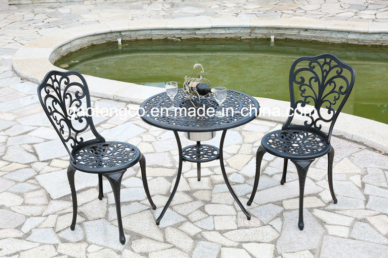 8 Person Die Cast Aluminum Outdoor Furniture Bar Table Wholesale