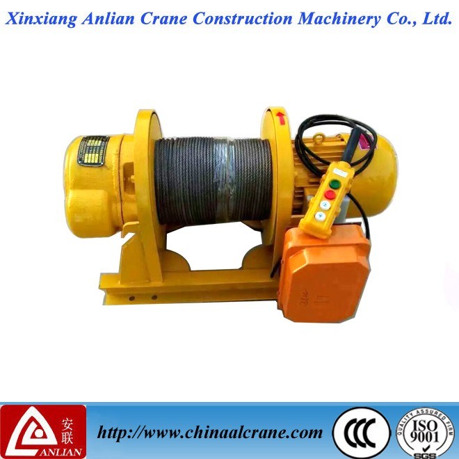 220V Hoisting Winch Cable Pulling Lifting Machine Electric Trolley