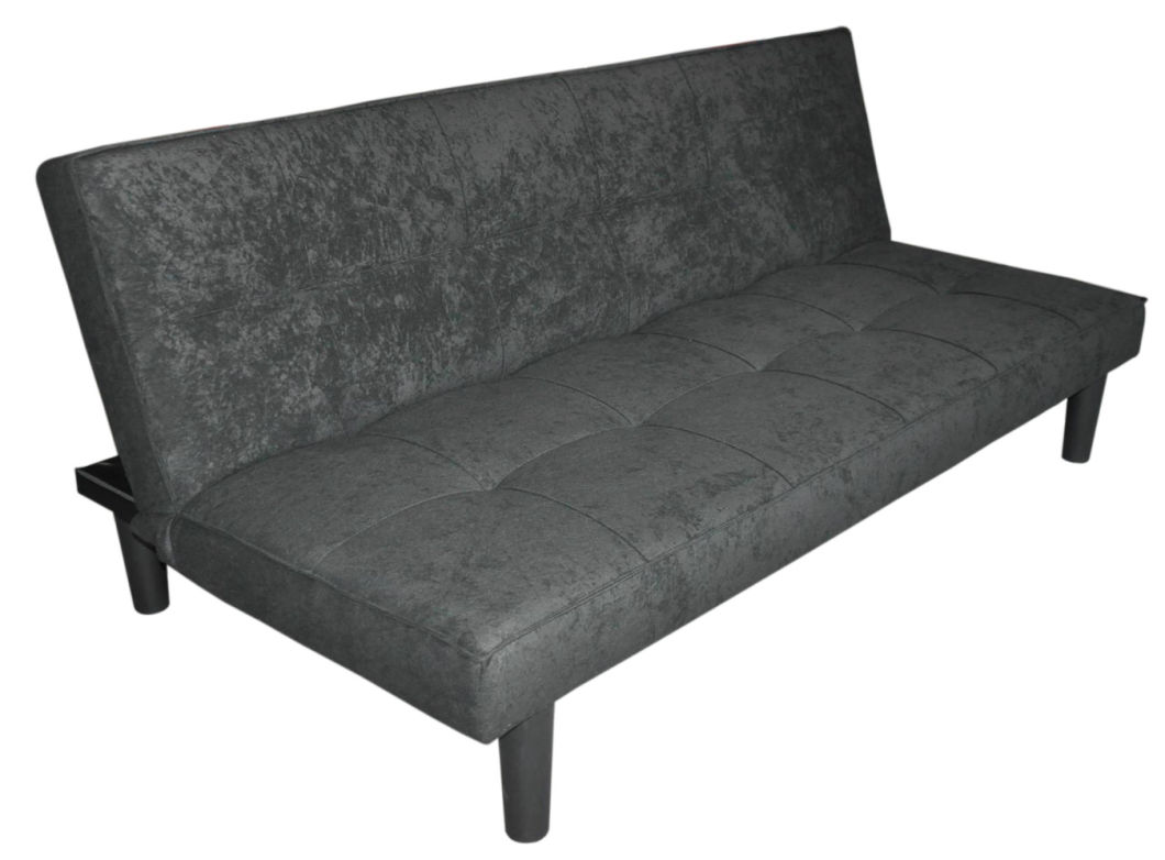 Microfiber Folding Couch Clic-Clac Sofa Bed with Plastic Legs (LS-S01)