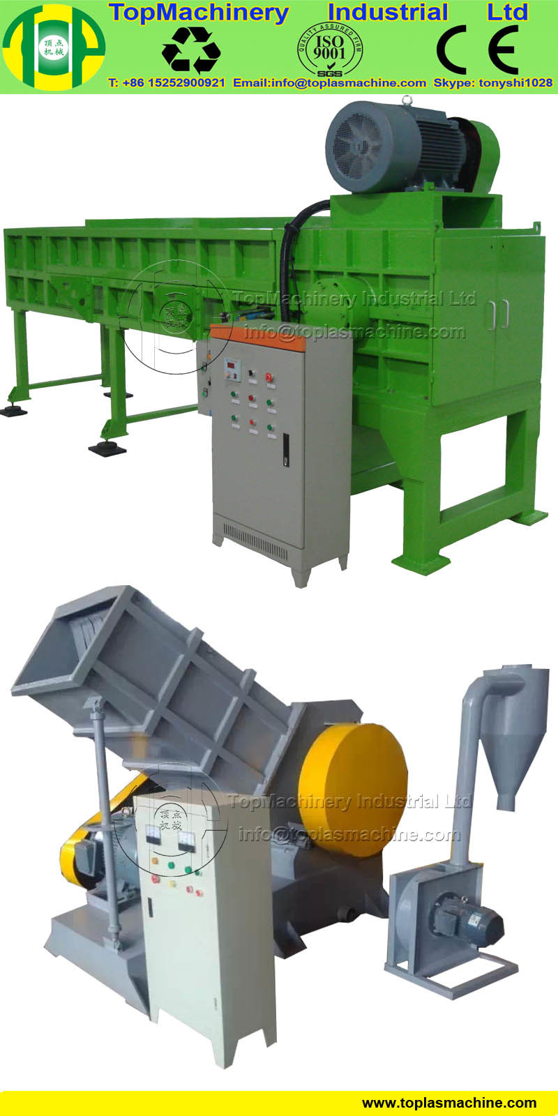 Plastic Wood Solid Waste Municipal Paper Shredder