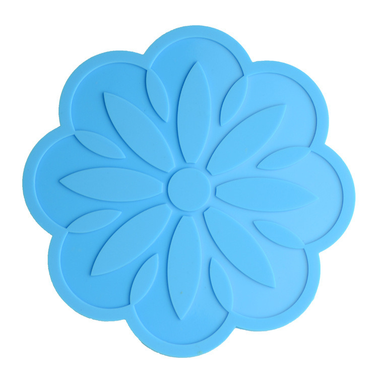 Customized Hollow Sunflower Silicone Pot Mat Table Mat