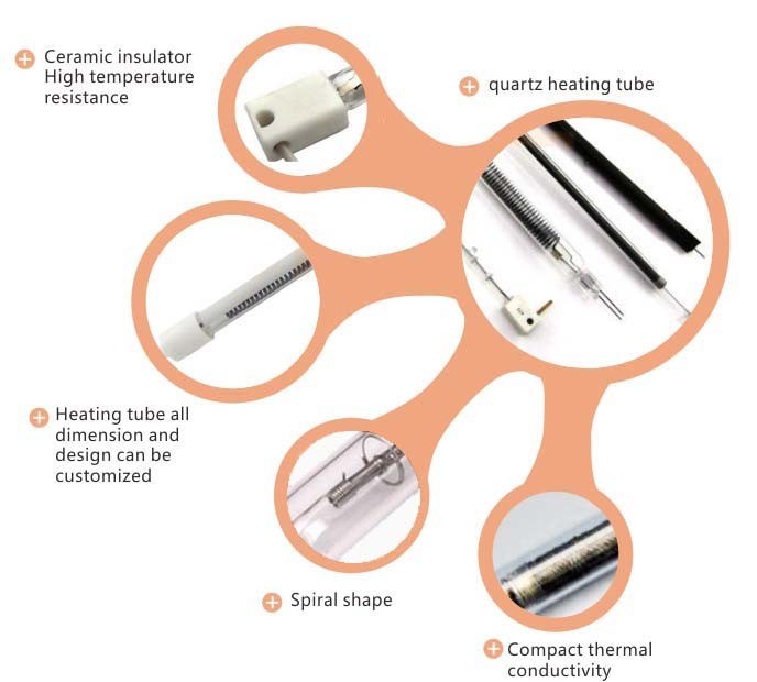 Energy Saving Quartz Heat Tubes