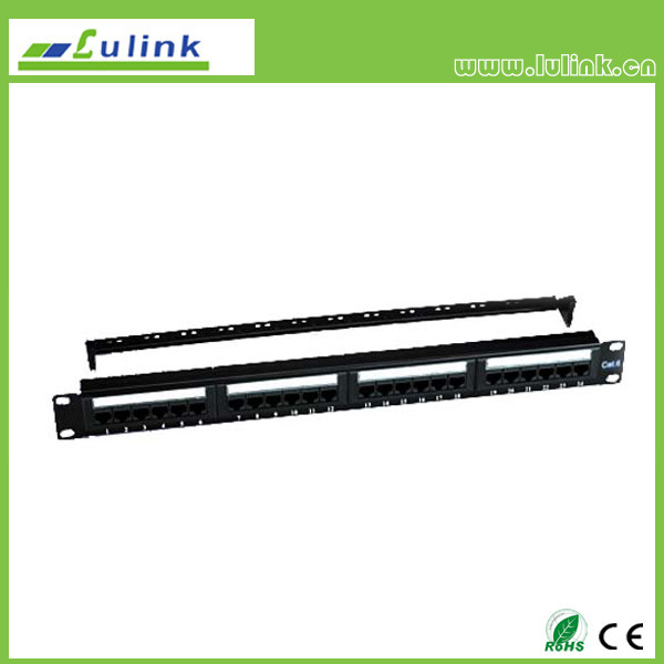 Bar Double Use End Cat5e UTP 24 Port Patch Panel