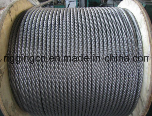 8X19 Bright Wire Rope in Eips Iwrc (Rotation Resistant)