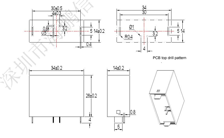 Photovoltaic System Surge Protection Device 230V 20ka AC PCB SPD