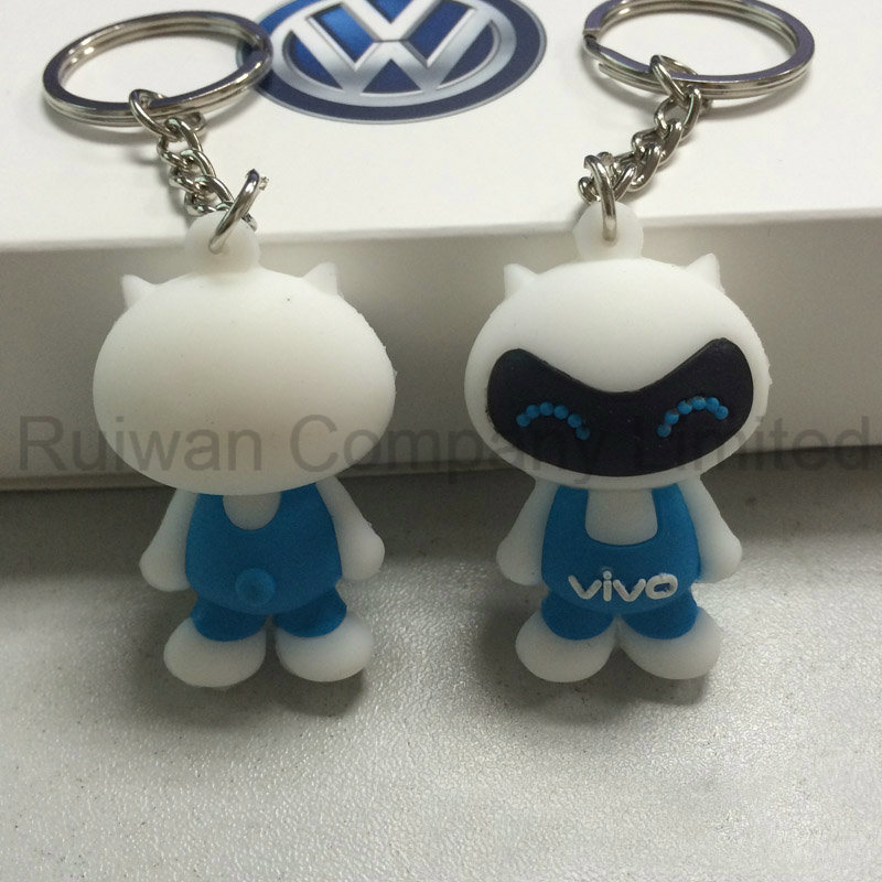 3D Soft PVC Rubber Keychain