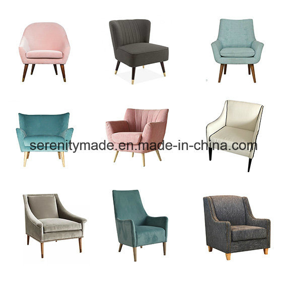 European Style Guangzhou Restaurant Fabric Dining Chair