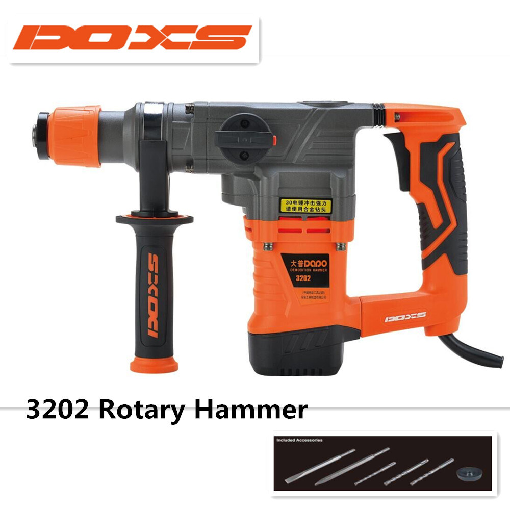 30mm 900W Two or Three Function Rotary Hammer