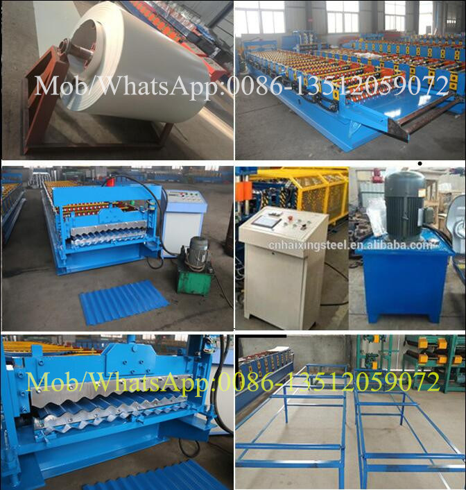 Automatic Roofing Corrugated Sheet Cold Roll Forming Machine