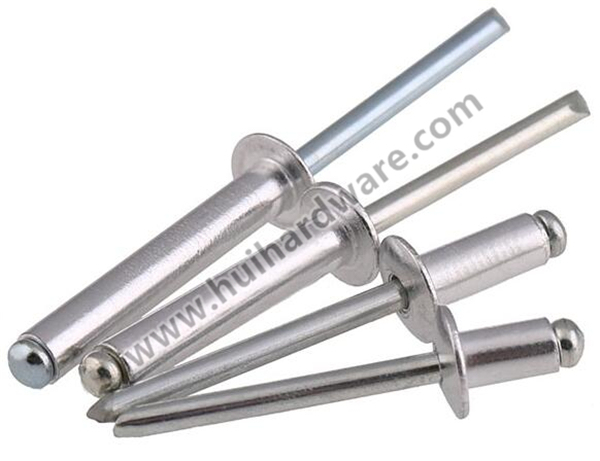 DIN/ANSI Standard Aluminum Open Type Blind Rivets