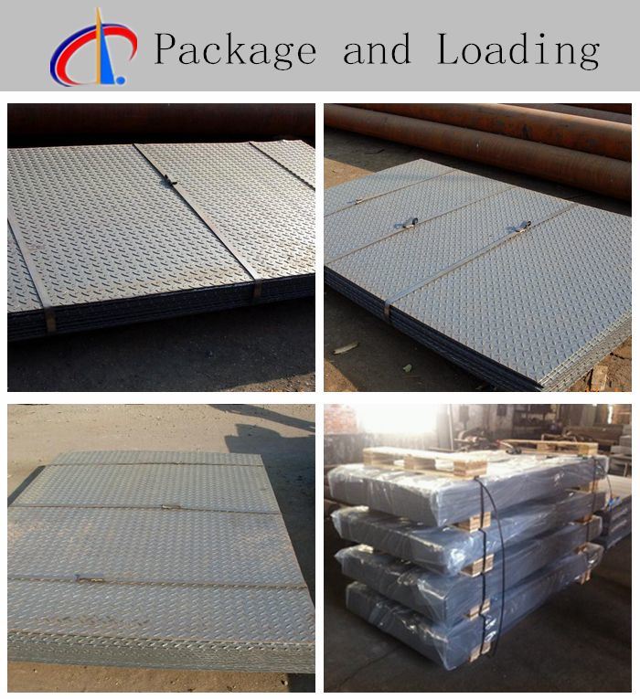 Ss400 A36 Steel Carbon Ms Checkered Steel Sheet