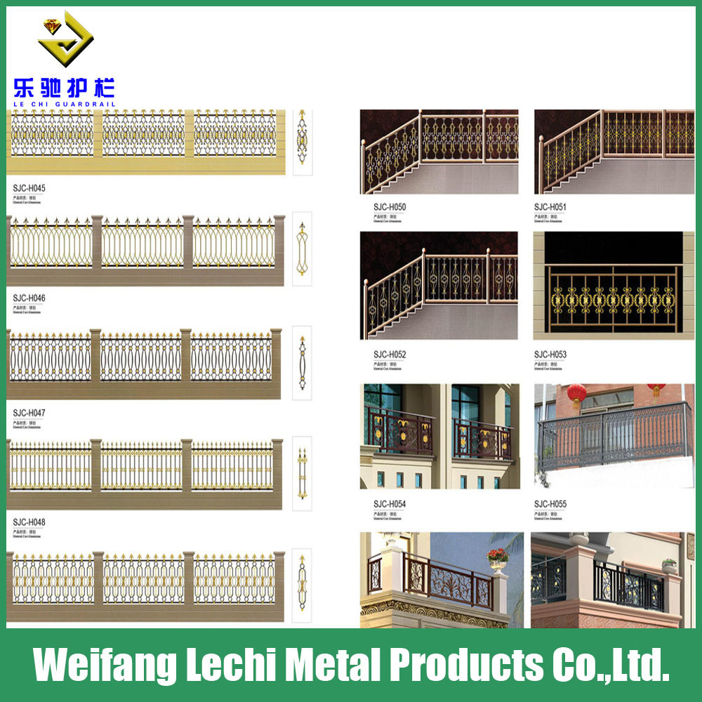 Wholesale and Supplier of Ornamental Security Aluminum Fencing Panels for Villa/Balcony. Residential House