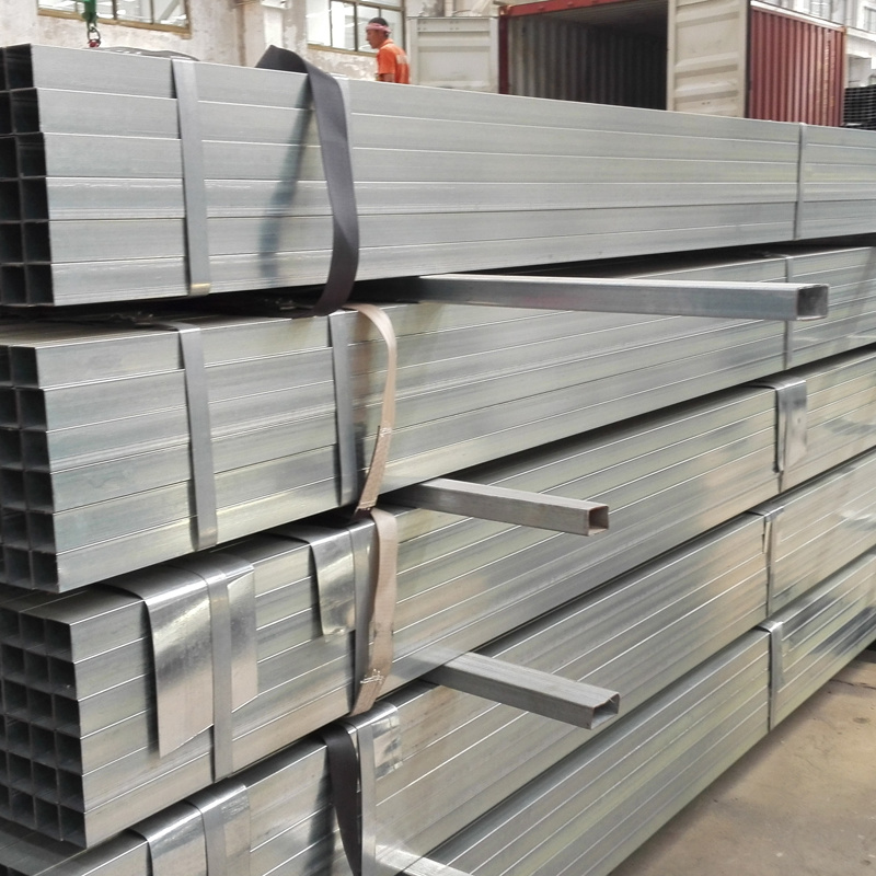 Trade Assurance Q235 ERW Galvanized Square Steel Pipe/Rectangular Steel Pipe